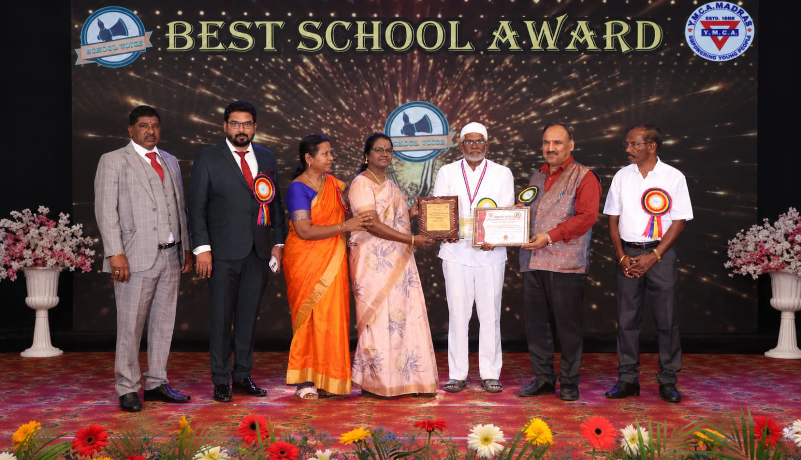 Our school has been selected as one of the best schools in Tamil Nadu at the Tamil Nadu Education Conference held in Chennai.